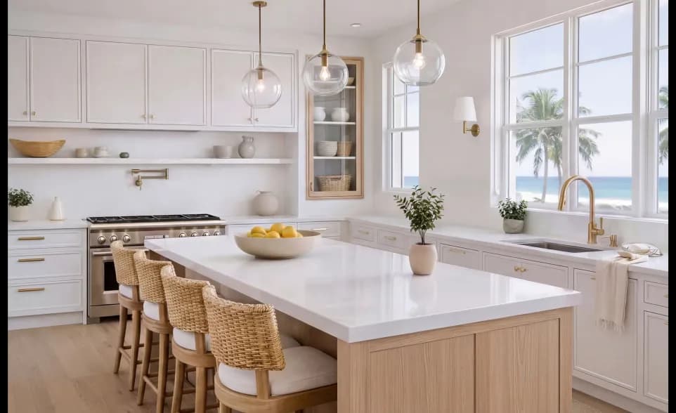 Coastal cabinetry style
