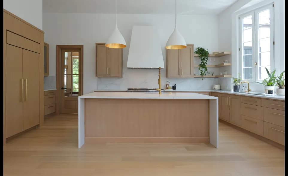 Warm Contemporary cabinetry style