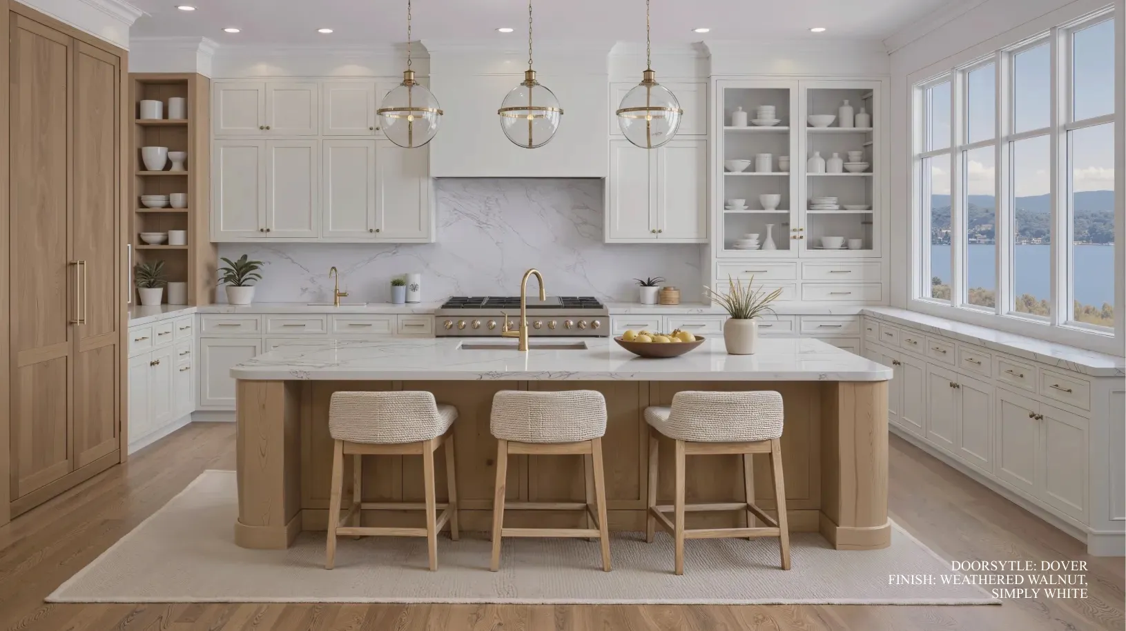 Refined cabinetry style detail