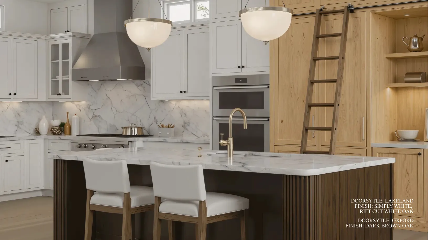Refined cabinetry style detail