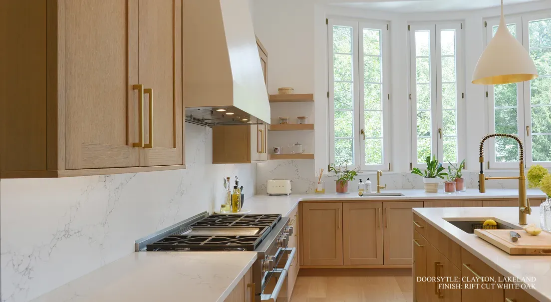 Warm Contemporary cabinetry style