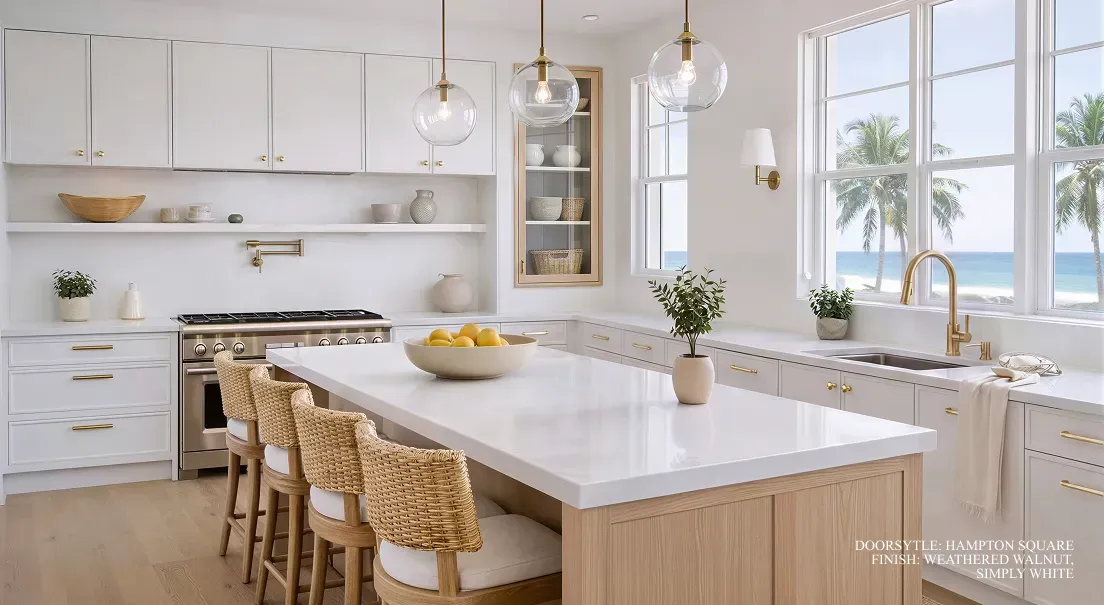 Coastal cabinetry style